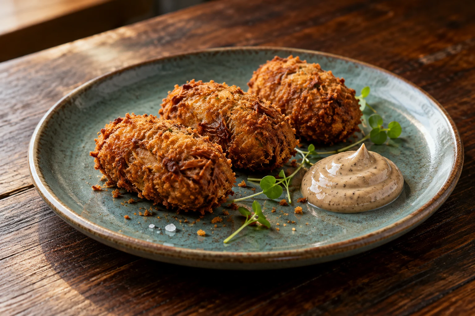 Croqueta de costela — imagem criada a partir do cardápio